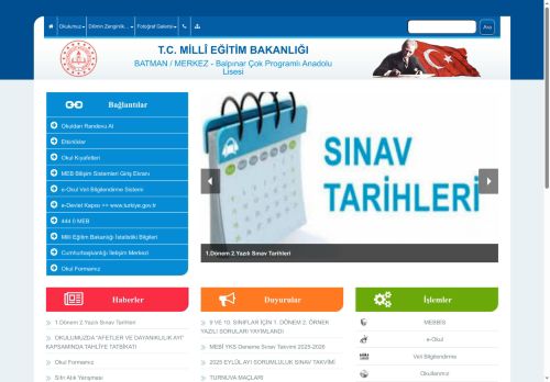 BATMAN / MERKEZ - Balpınar Çok Programlı Anadolu Lisesi