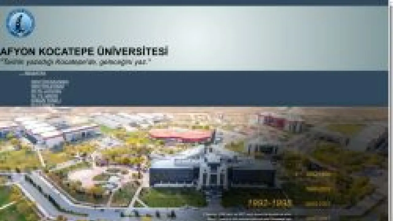 Afyon Kocatepe Üniversitesi 30. Yıl
