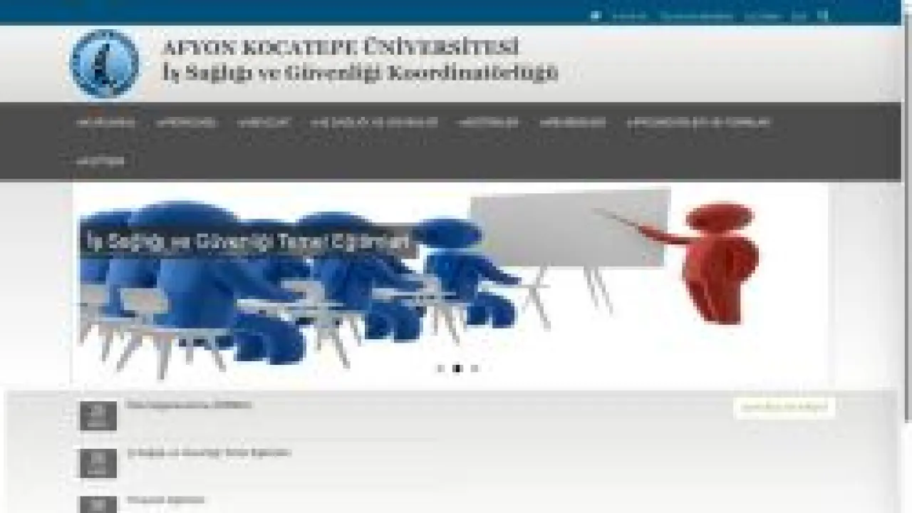 İş Sağlığı ve Güvenliği Koordinatörlüğü | AKÜ
