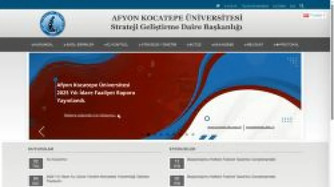 Strateji Geliştirme Daire Başkanlığı | AKÜ
