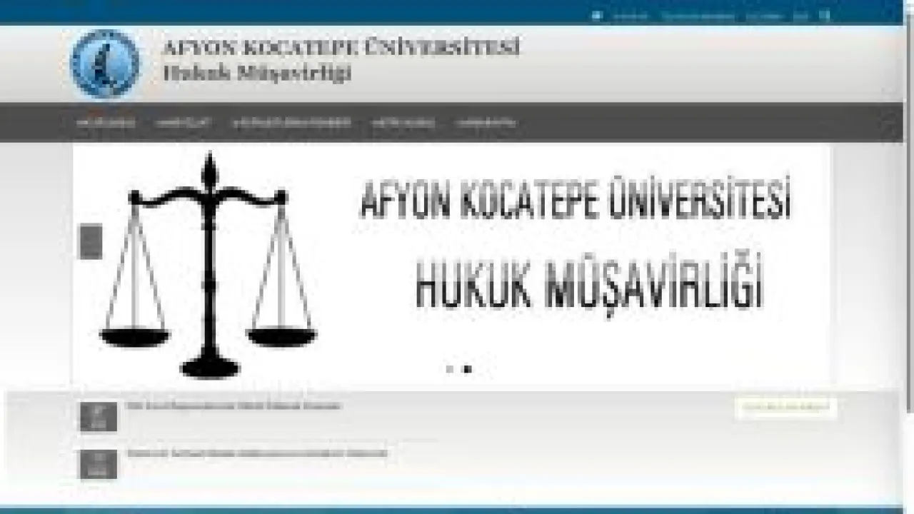 Hukuk Müşavirliği | AKÜ