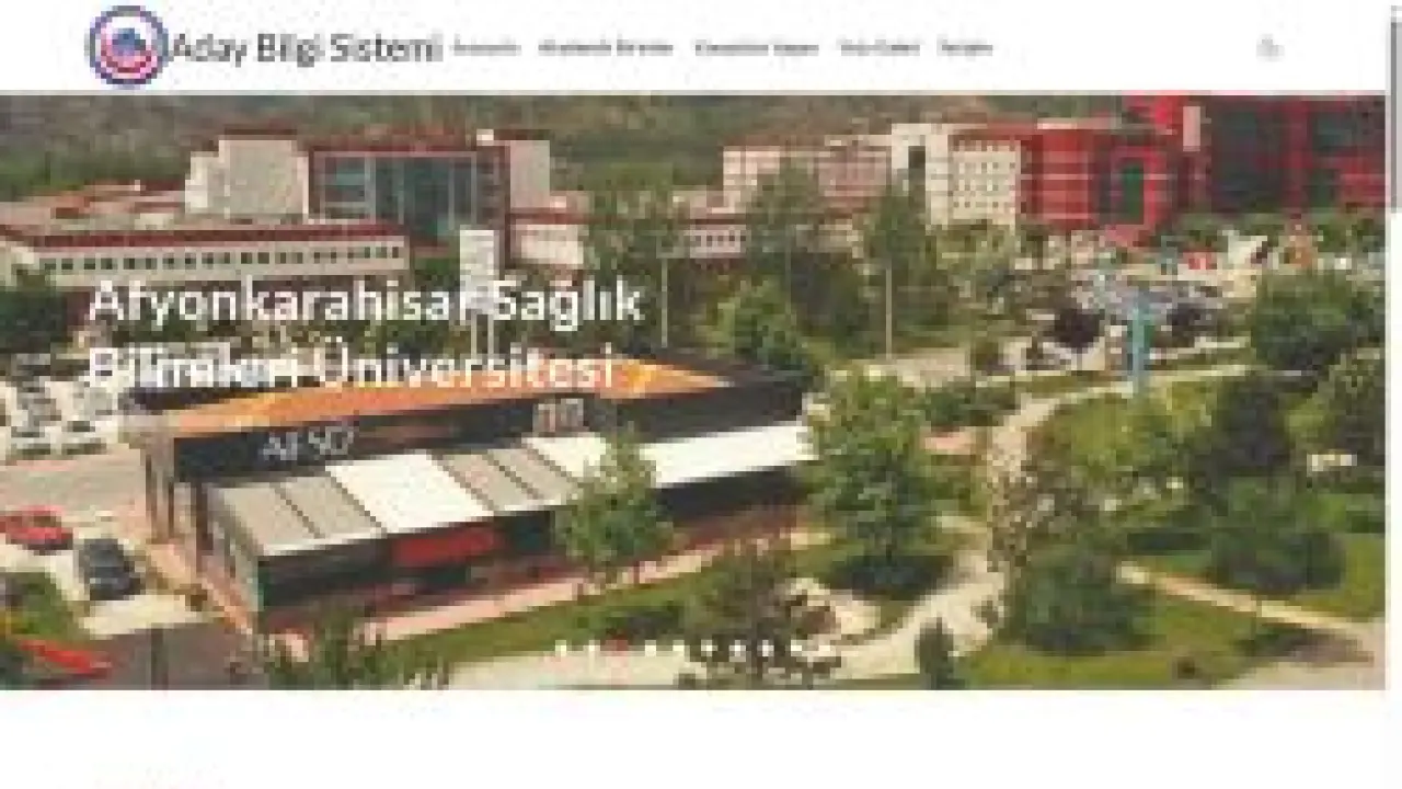 AFSÜ Aday Bilgi Sistemi