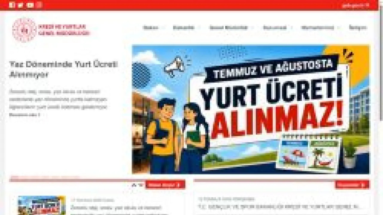 KREDİ VE YURTLAR GENEL MÜDÜRLÜĞÜ