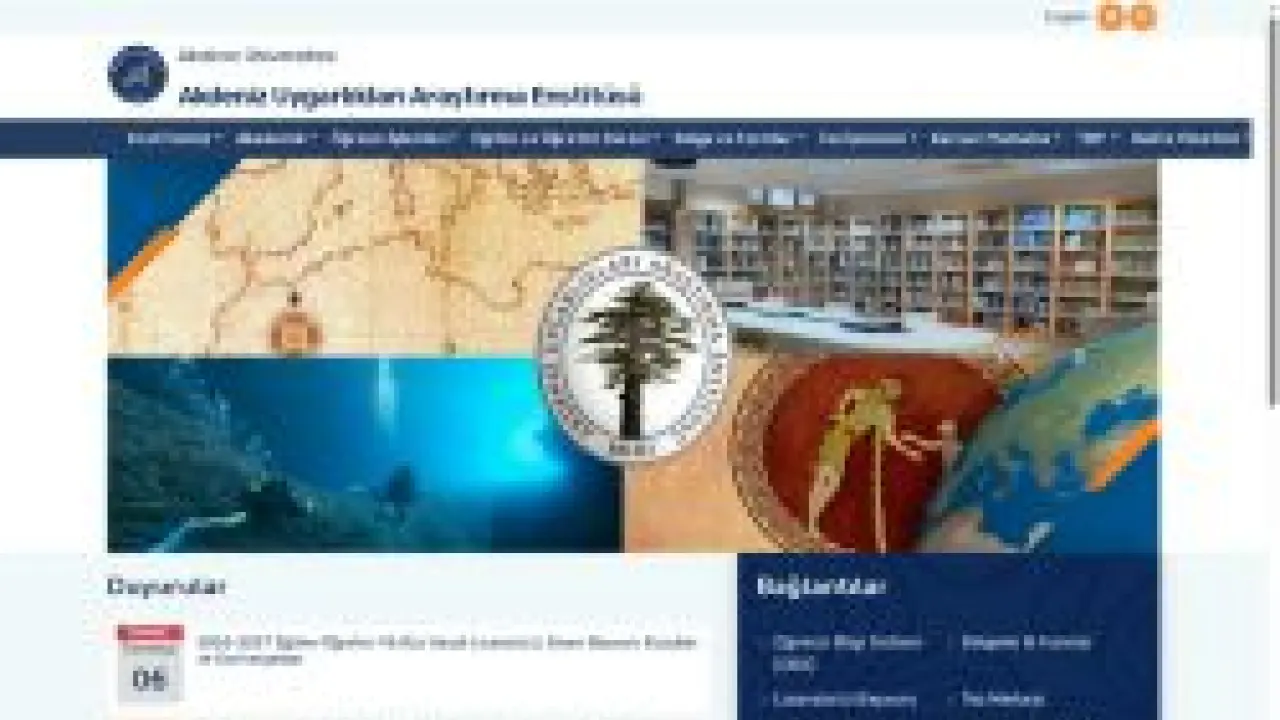 Akdeniz Uygarlıkları Araştırma Enstitüsü Müdürlüğü-Ana Sayfa