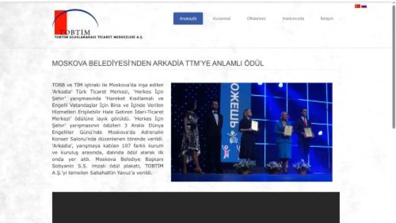 TOBTİM Uluslararası Ticaret Merkezleri A.Ş.