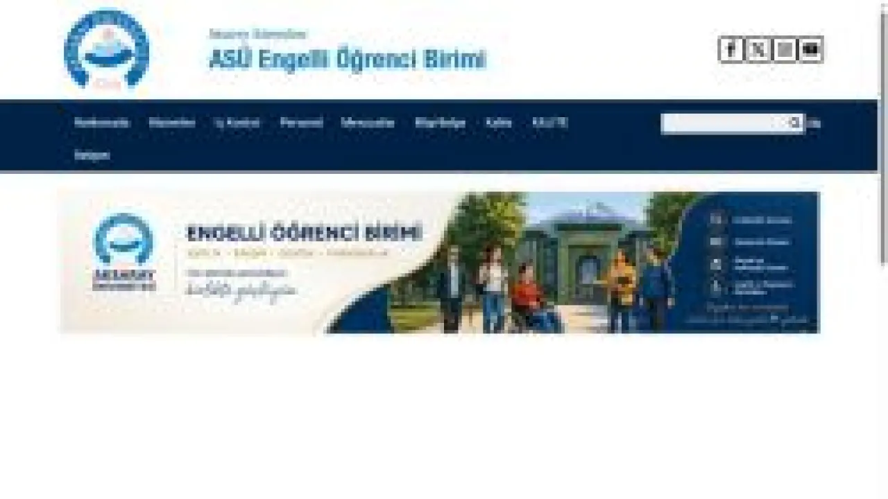ASÜ Engelli Öğrenci Birimi