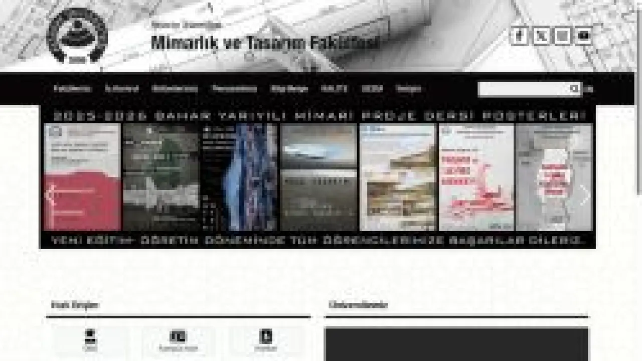 Mimarlık ve Tasarım Fakültesi