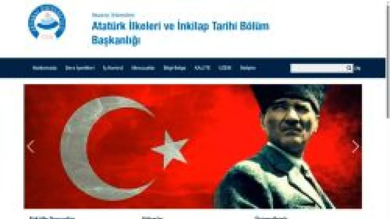 Atatürk İlkeleri ve İnkilap Tarihi Bölüm Başkanlığı
