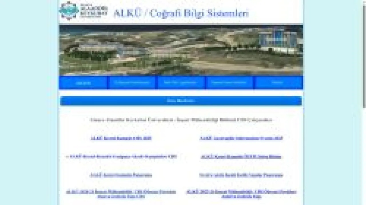 ALKÜ CBS UYGULAMALARI