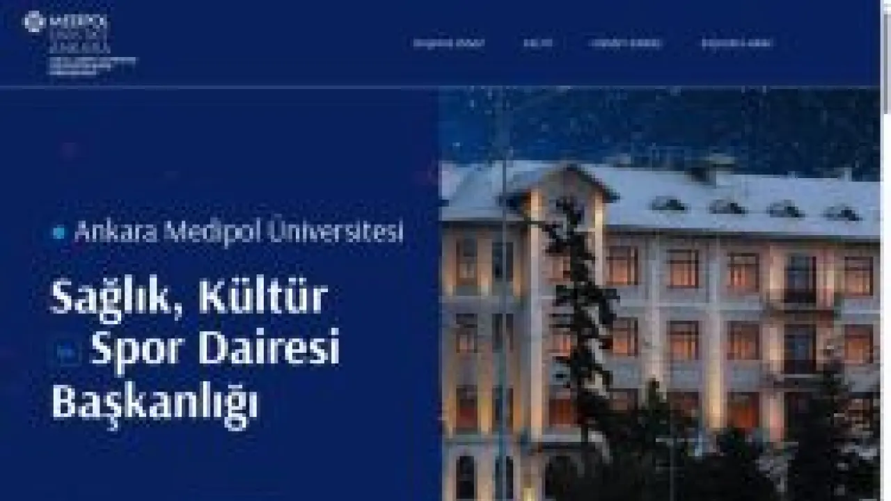 Sağlık, Kültür ve Spor Daire Başkanlığı – Ankara Medipol Üniversitesi Sağlık, Kültür ve Spor Daire Başkanlığı