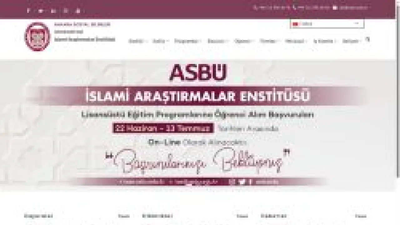 Ana Sayfa | İslami Araştırmalar Enstitüsü