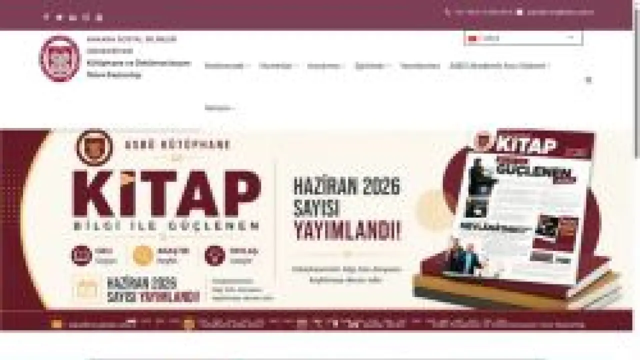 Home Page | Kütüphane ve Dokümantasyon Dairesi Başkanlığı