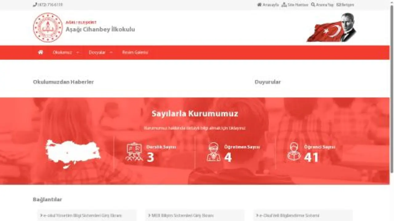 Aşağı Cihanbey İlkokulu - AĞRI / ELEŞKİRT
