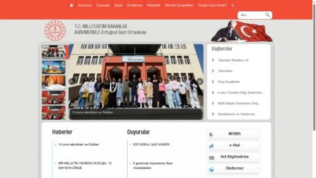 Ertuğrul Gazi Ortaokulu - AĞRI / MERKEZ