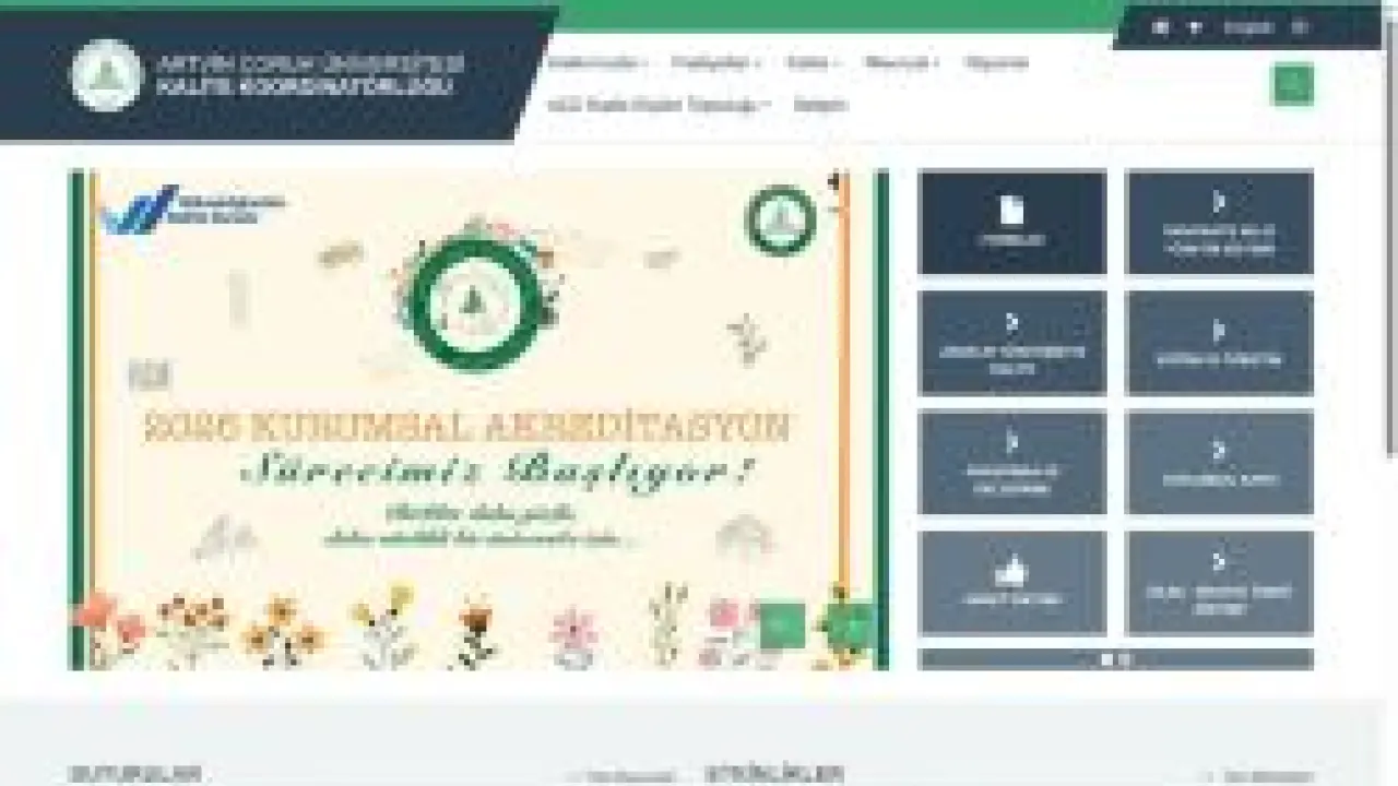 Artvin Çoruh Üniversitesi - Kalite Koordinatörlüğü
