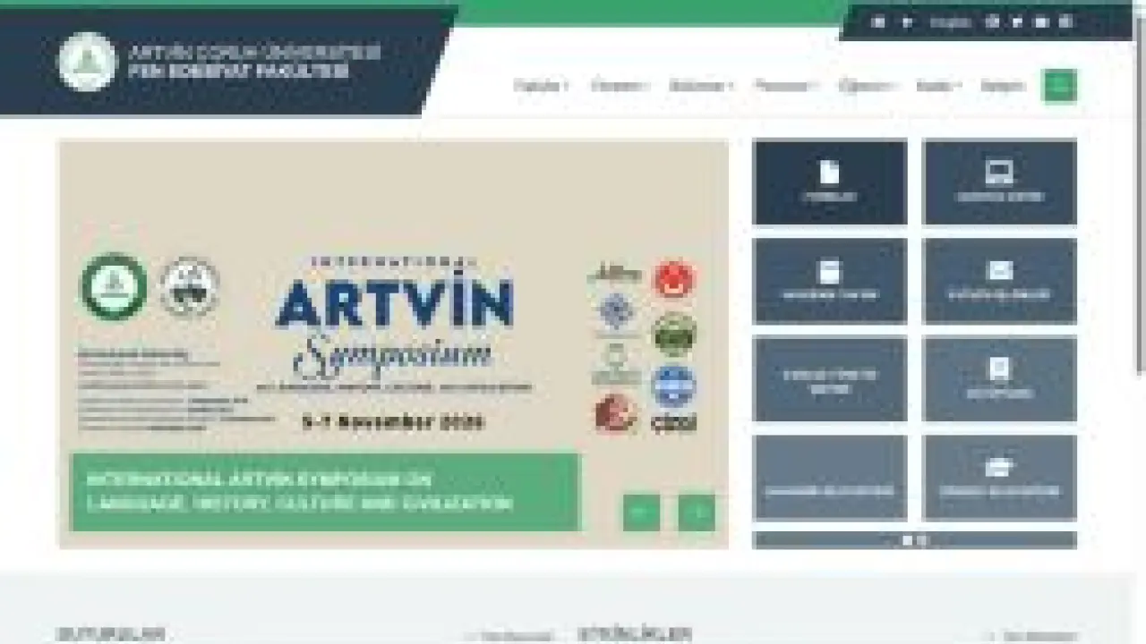 Artvin Çoruh Üniversitesi - Fen Edebiyat Fakültesi
