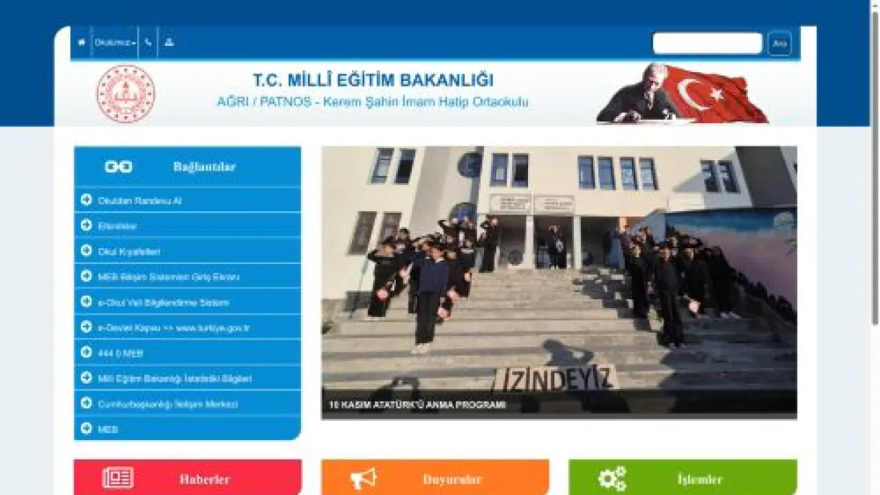 Kerem Şahin İmam Hatip Ortaokulu - AĞRI / PATNOS