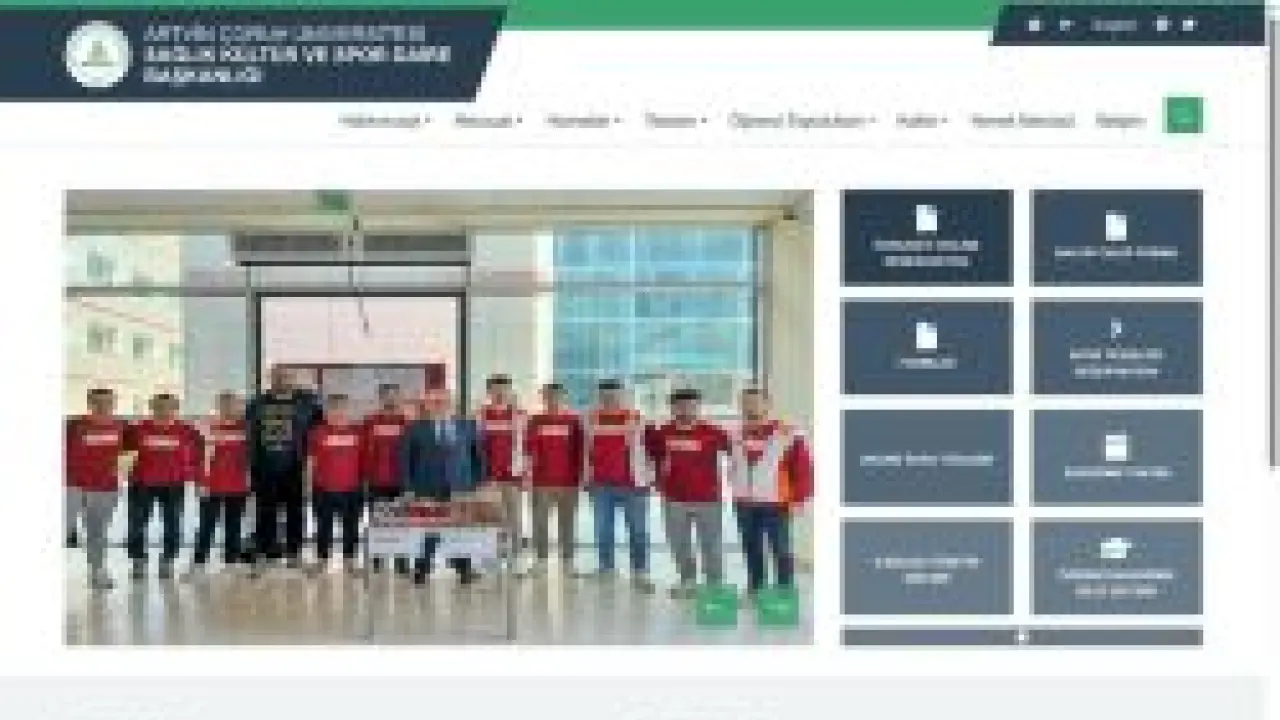 Artvin Çoruh Üniversitesi - Sağlık Kültür ve Spor Daire Başkanlığı