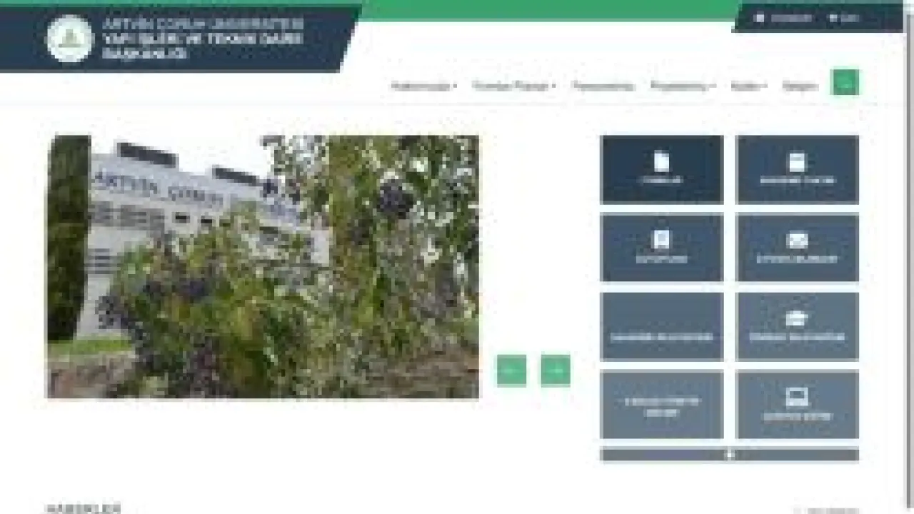 Artvin Çoruh Üniversitesi - Yapı İşleri ve Teknik Daire Başkanlığı