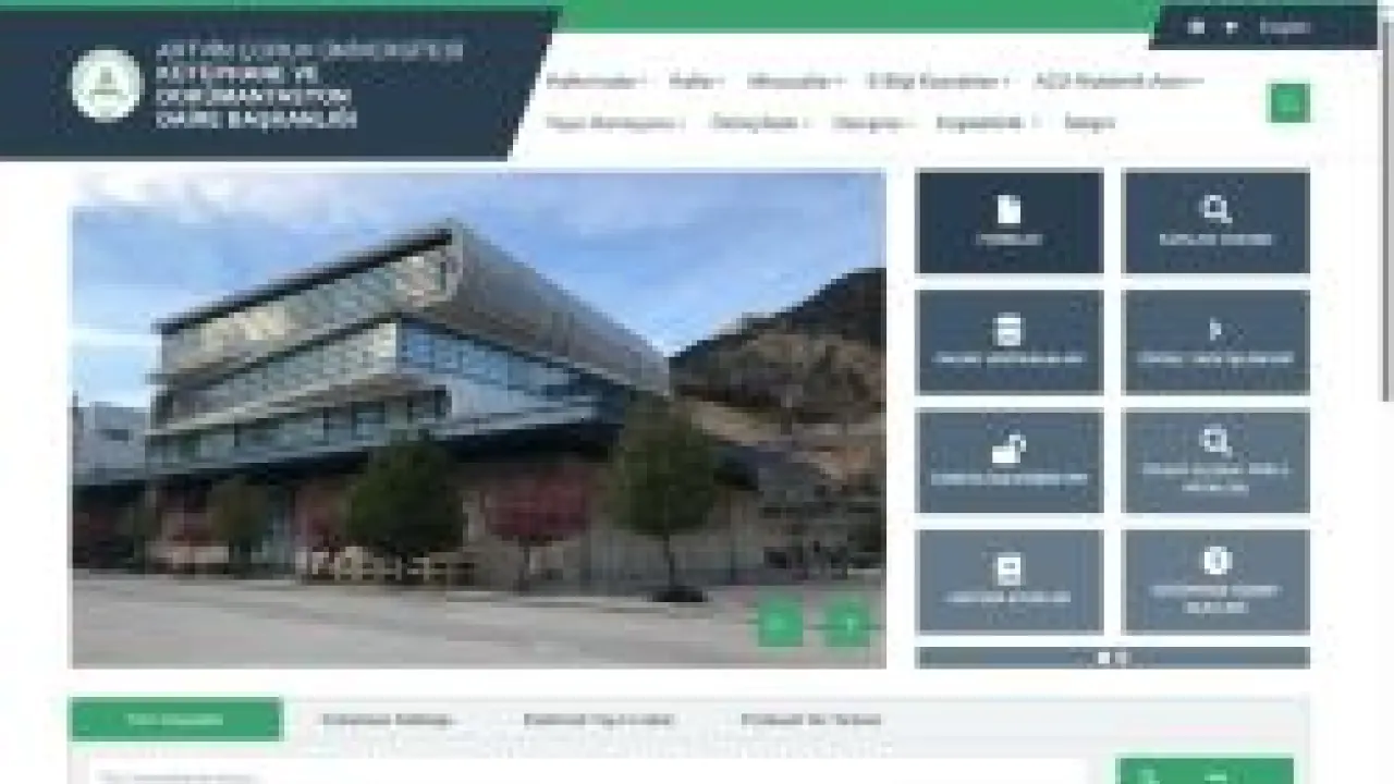 Artvin Çoruh Üniversitesi - Kütüphane ve Dokümantasyon Daire Başkanlığı