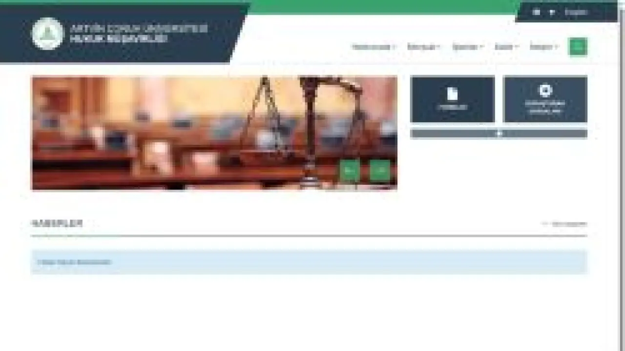 Artvin Çoruh Üniversitesi Hukuk Müşavirliği