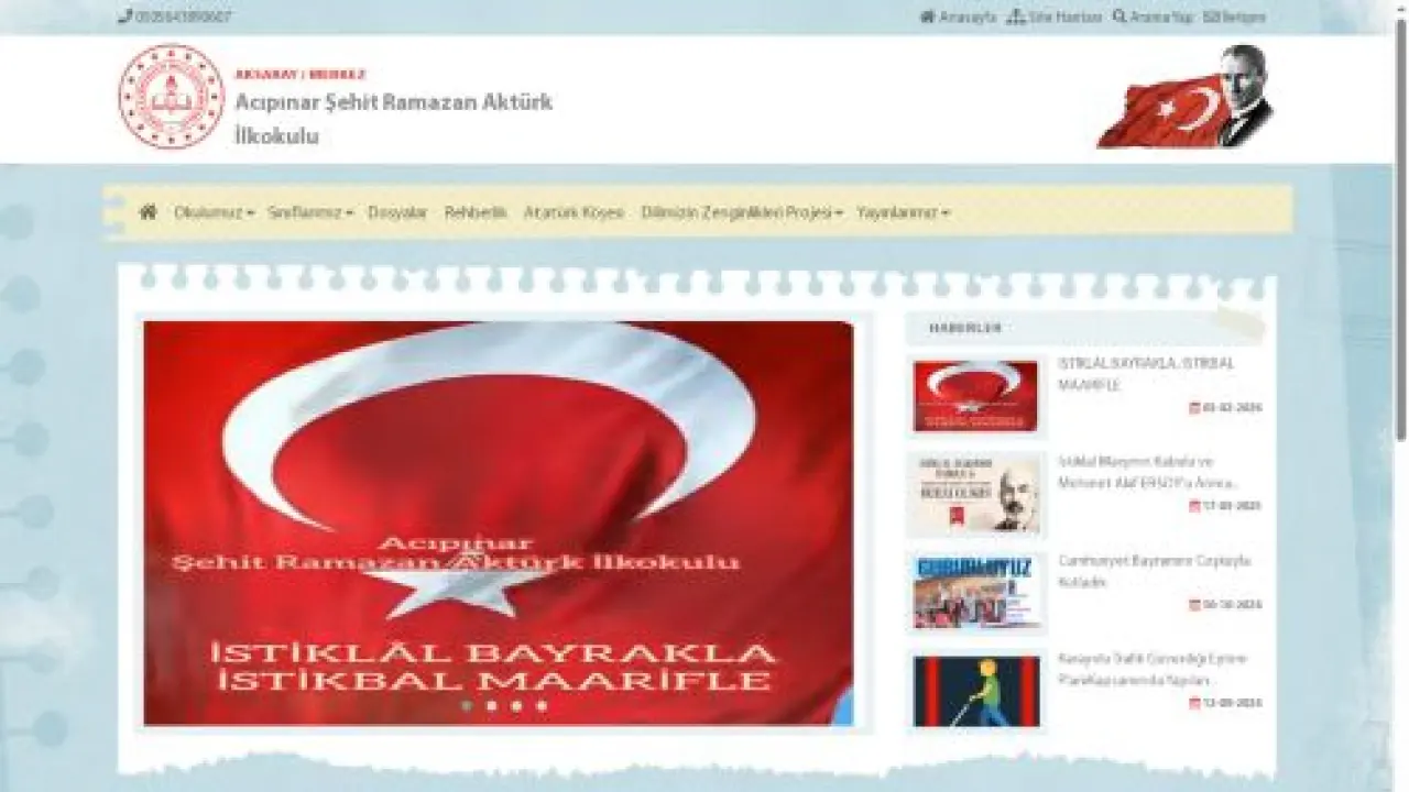 Acıpınar Şehit Ramazan Aktürk İlkokulu - AKSARAY / MERKEZ