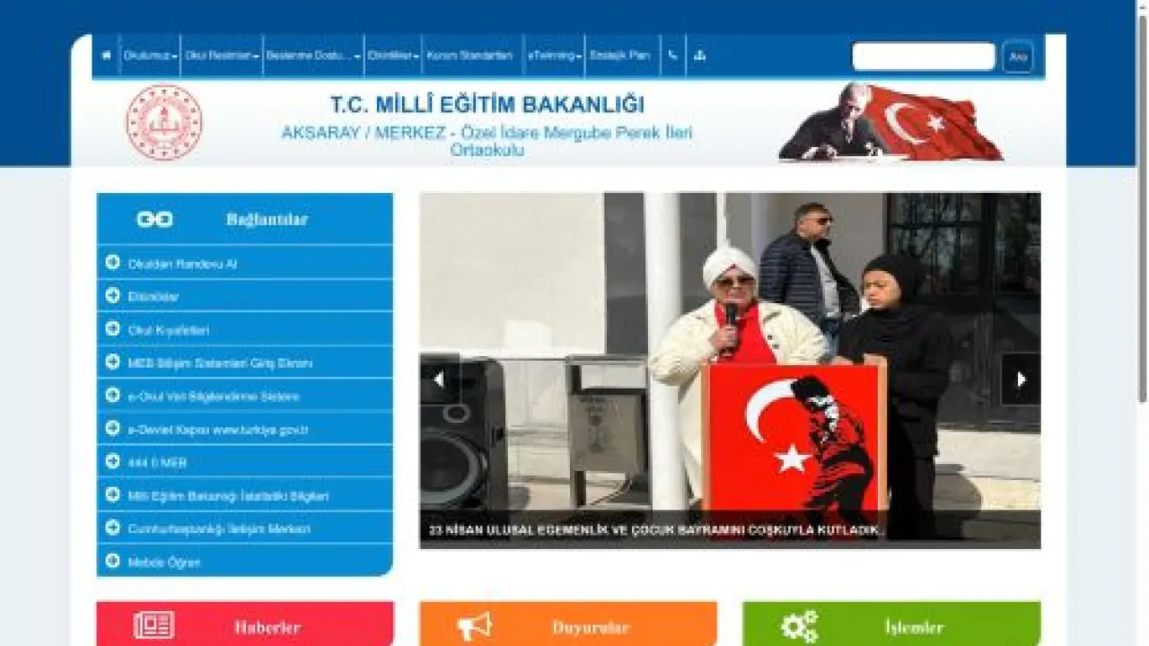 Özel İdare Mergube Perek İleri Ortaokulu - AKSARAY / MERKEZ