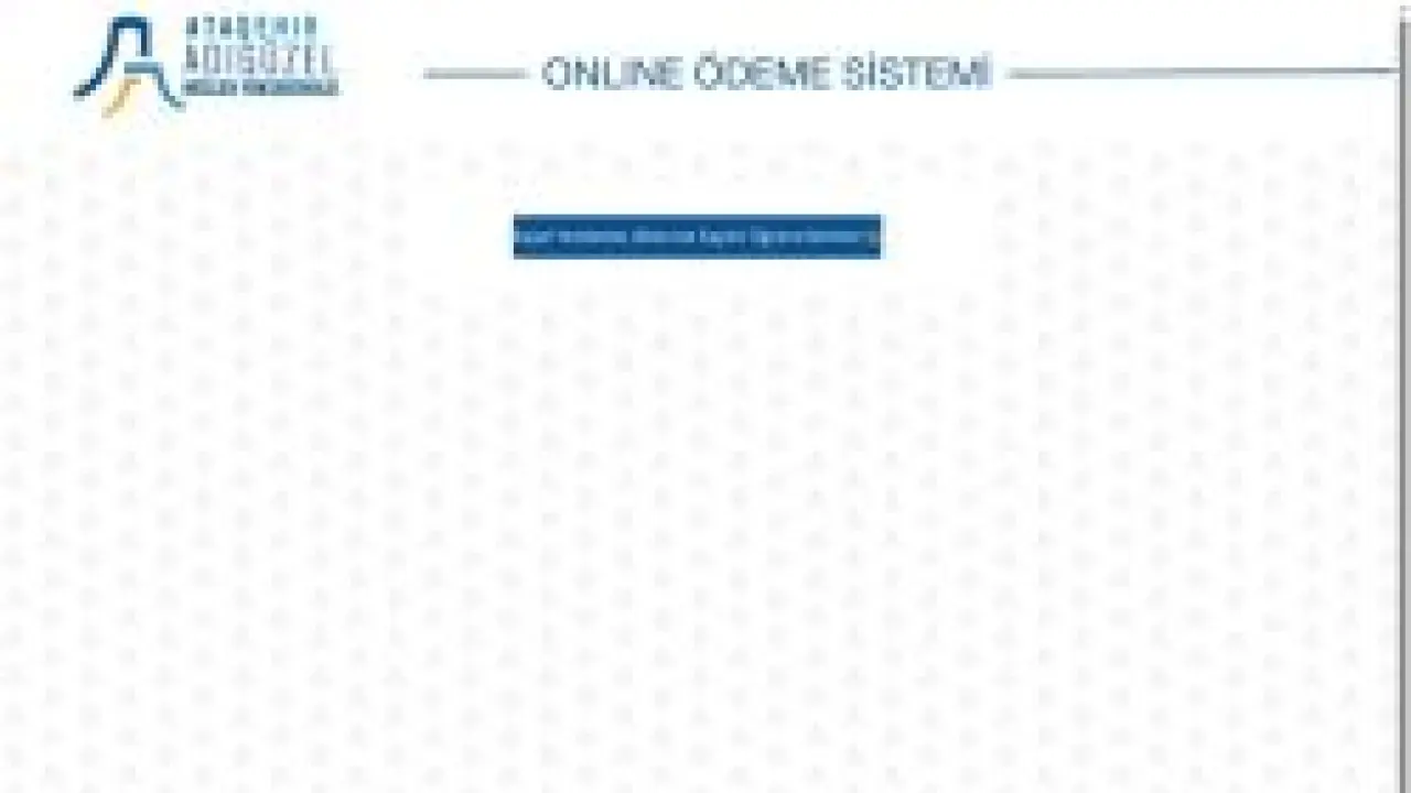 Adıgüzel Meslek Yüksek Okulu Online Kayıt Sistemi