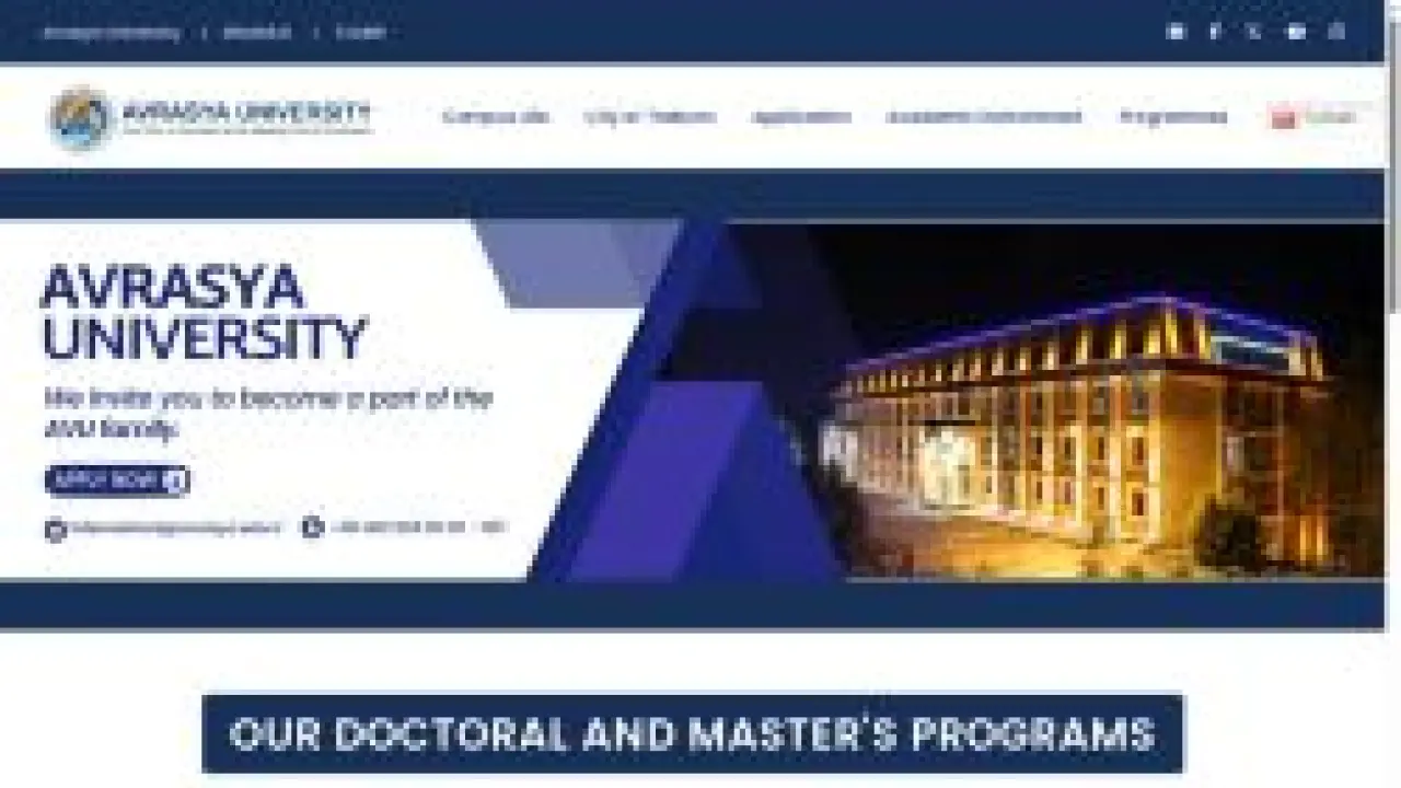 Avrasya Üniversitesi – Kıtaların Buluşma Noktasında Eğitime Açılan Kapınız