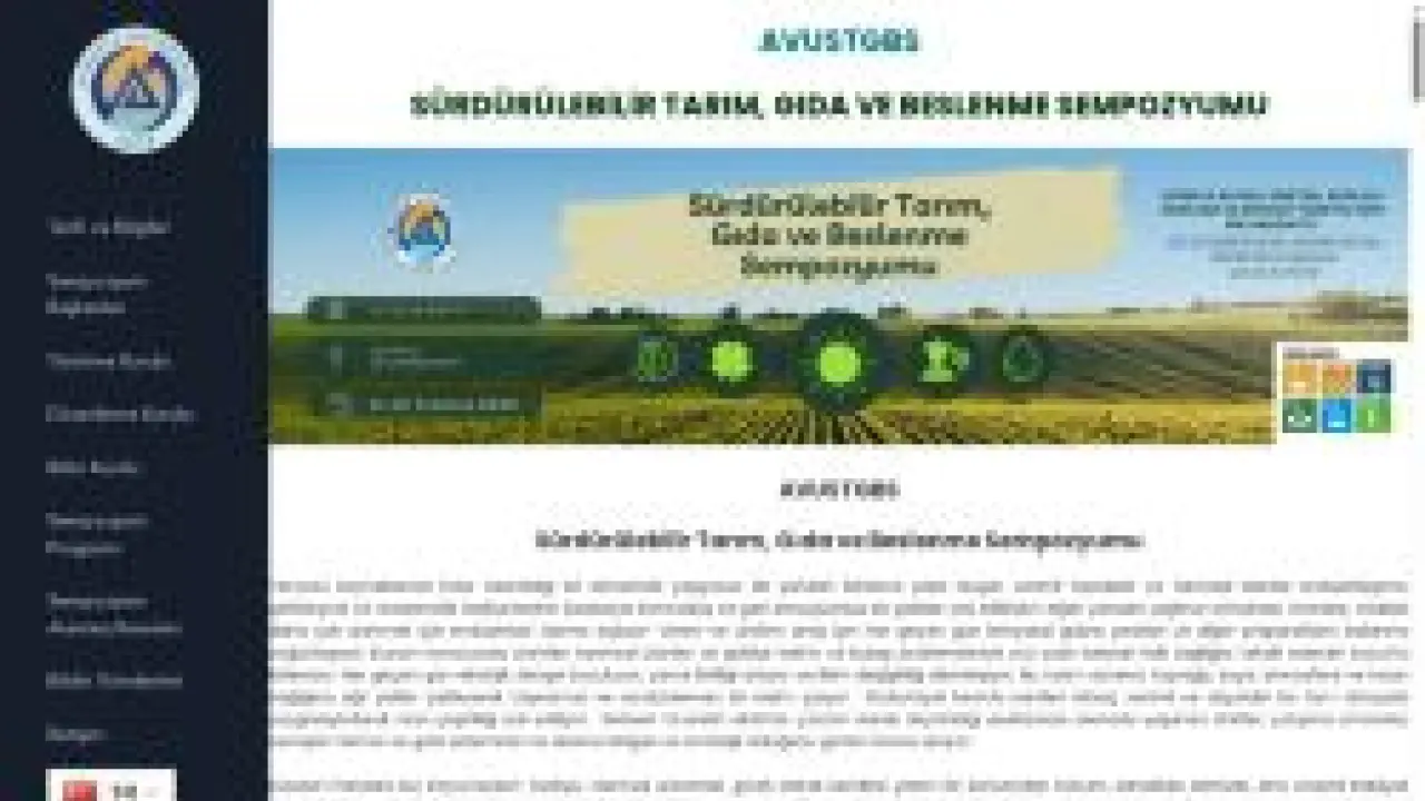Sürdürülebilir Tarım, Gıda ve Beslenme Sempozyumu