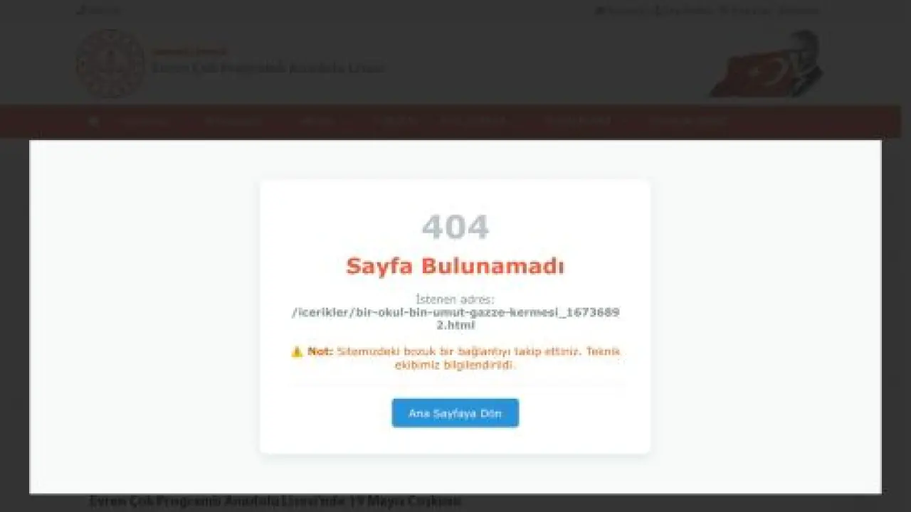Evren Çok Programlı Anadolu Lisesi - ANKARA / EVREN