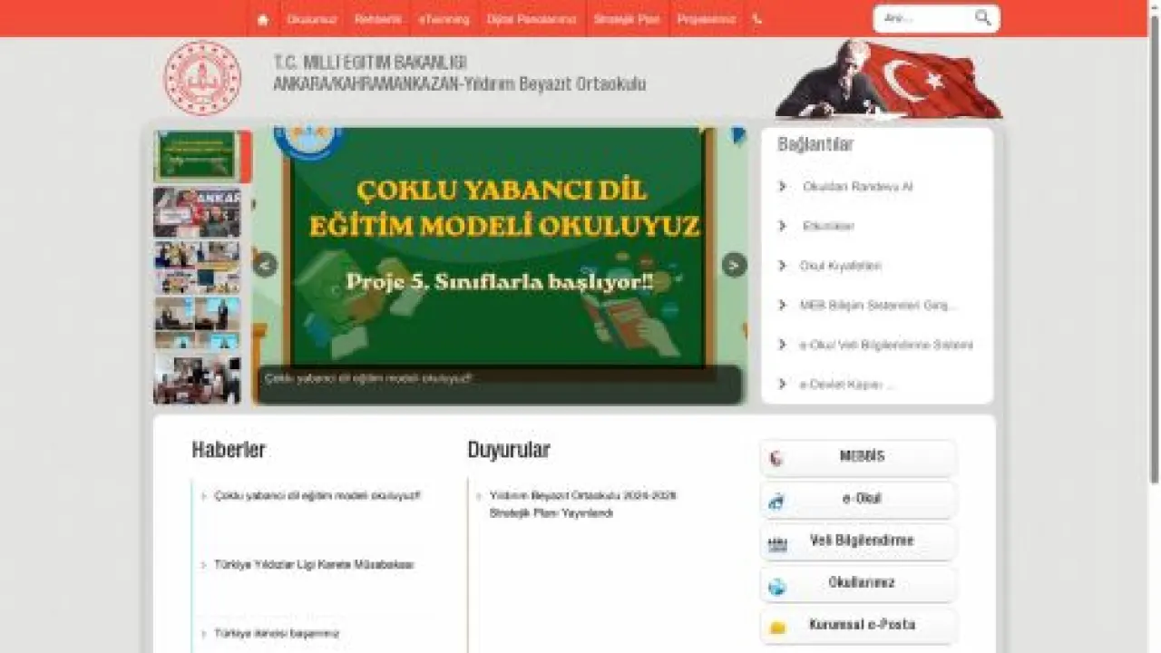Yıldırım Beyazıt Ortaokulu - ANKARA / KAHRAMANKAZAN