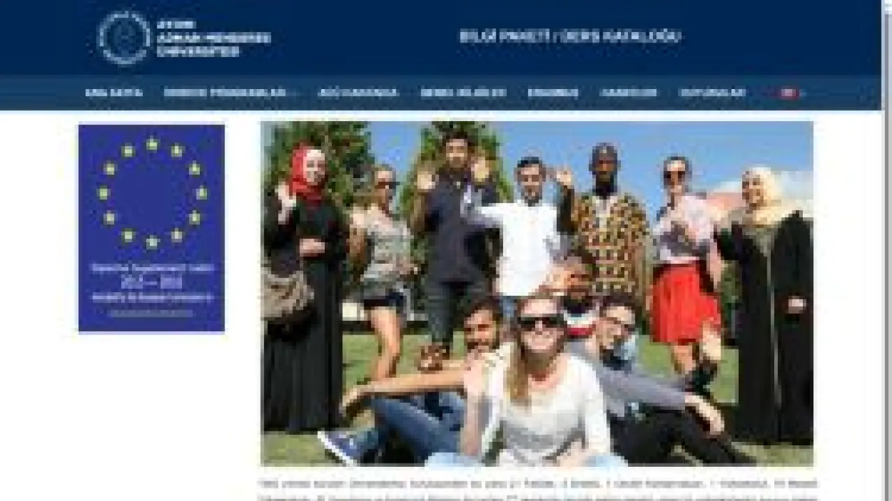 Adnan Menderes Üniversitesi - Bilgi Paketi / Ders Kataloğu