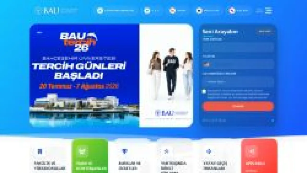 Bahçeşehir Üniversitesi Aday Öğrenci Başvuru ve Bilgi Platformu