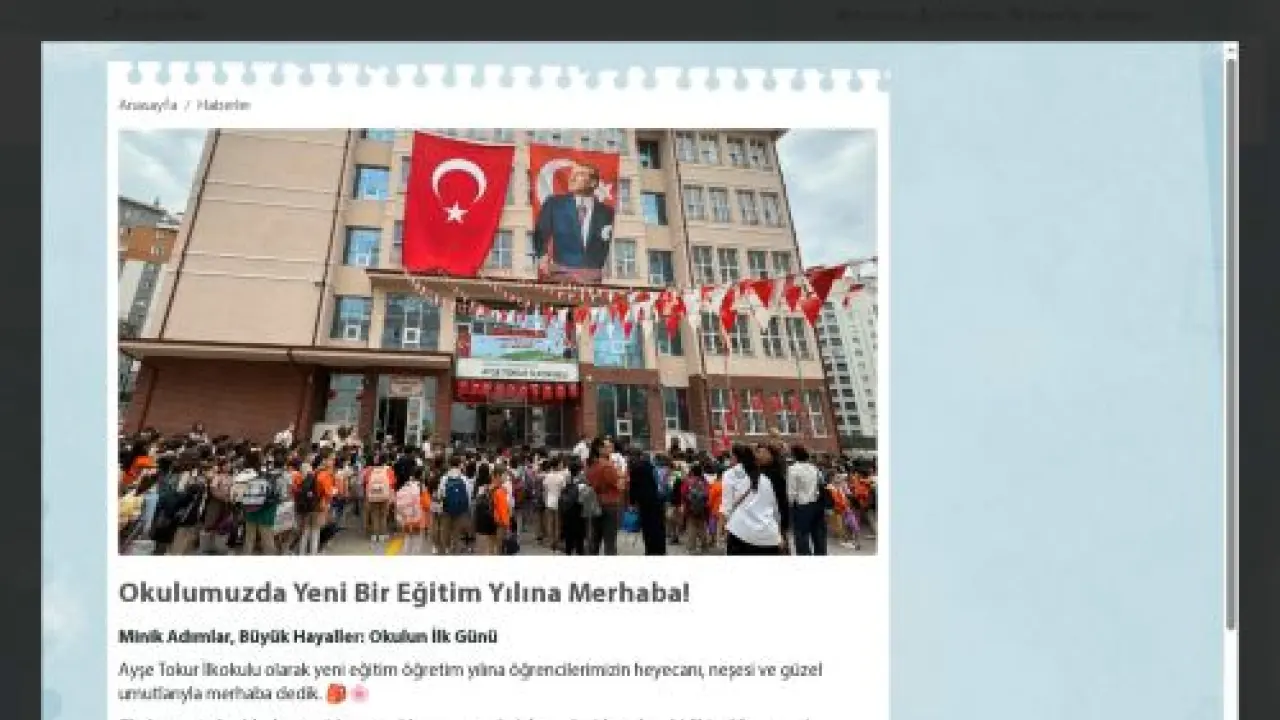 Ayşe Tokur İlkokulu - ANKARA / YENİMAHALLE