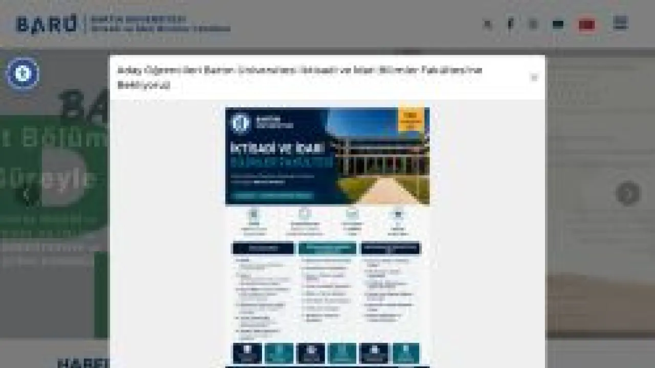 Bartın Üniversitesi - Ana Sayfa - İktisadi ve İdari Bilimler Fakültesi