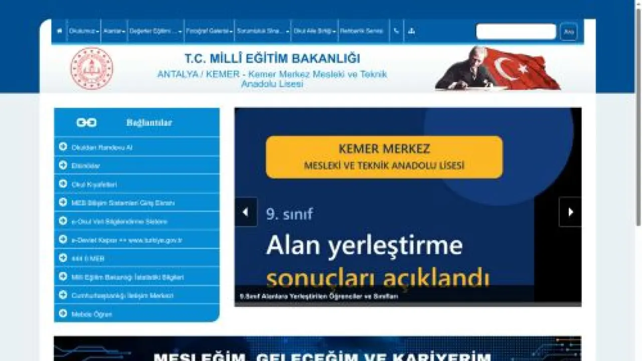 Kemer Merkez Mesleki ve Teknik Anadolu Lisesi - ANTALYA / KEMER