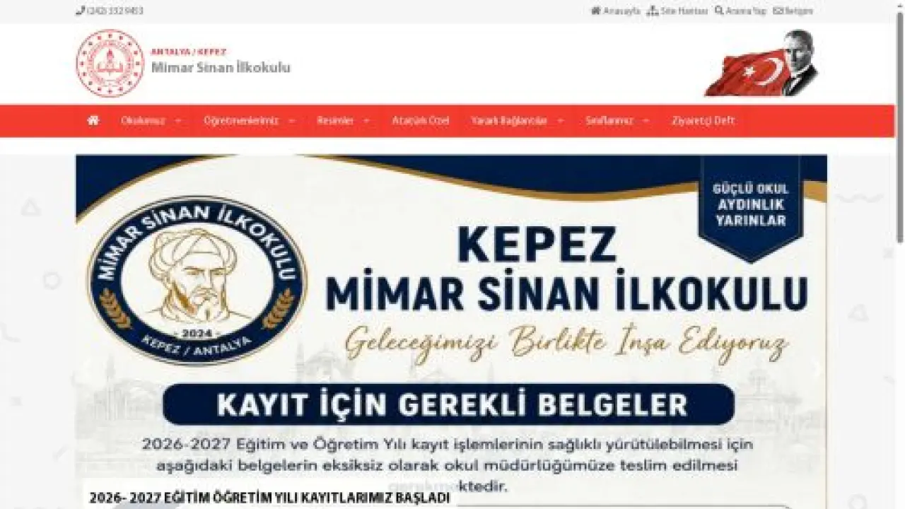 Mimar Sinan İlkokulu - ANTALYA / KEPEZ