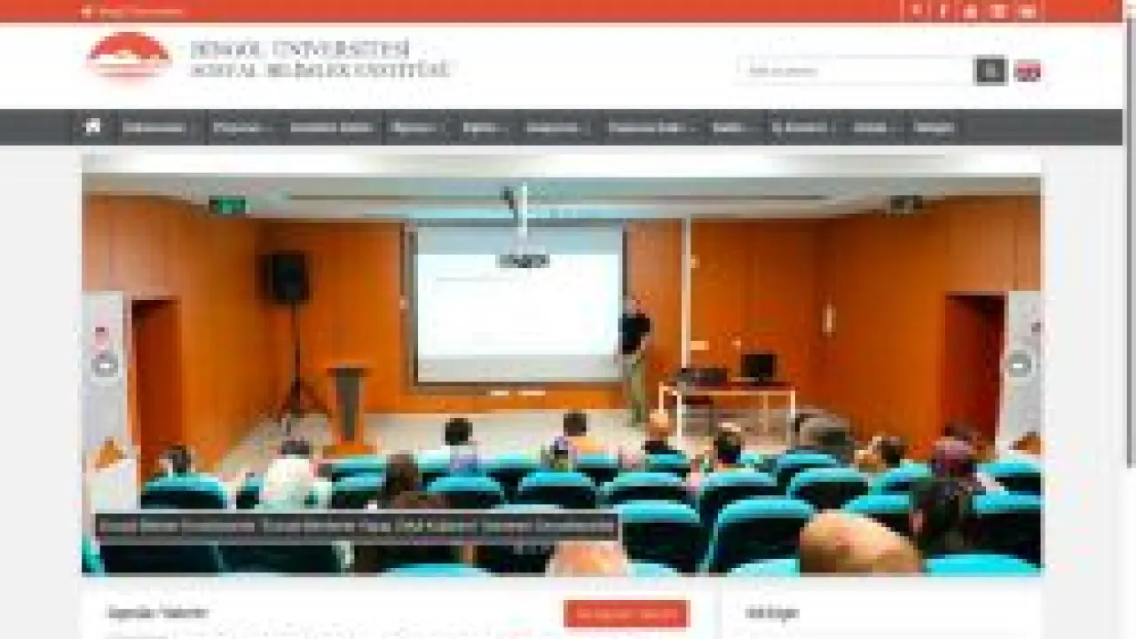 SOSYAL BİLİMLER ENSTİTÜSÜ