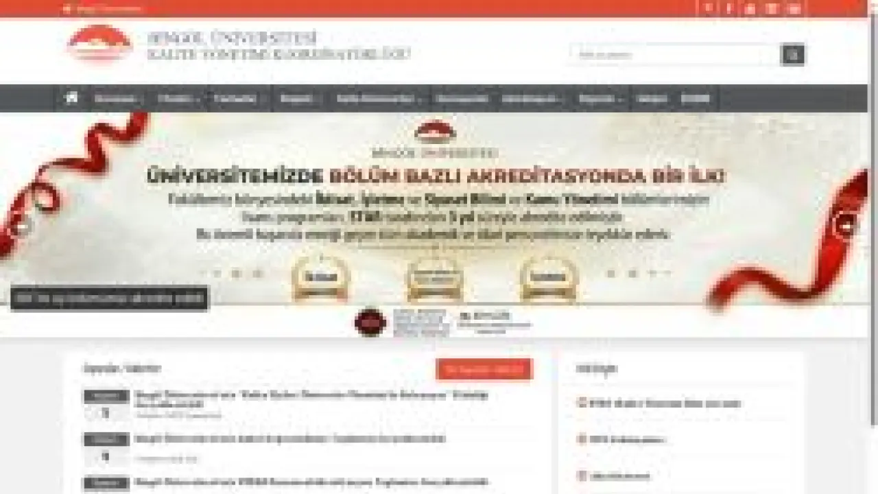 KALİTE YÖNETİMİ KOORDİNATÖRLÜĞÜ