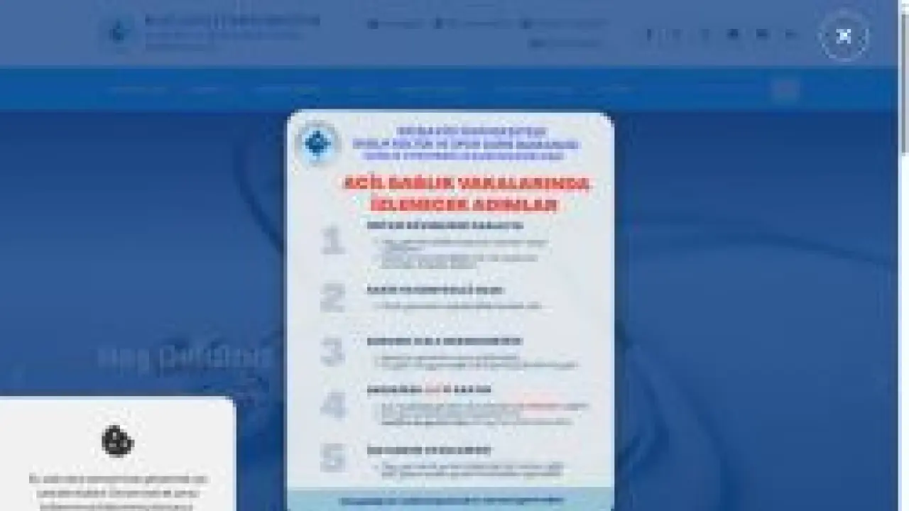 Sağlık ve Rehberlik Şube Müdürlüğü