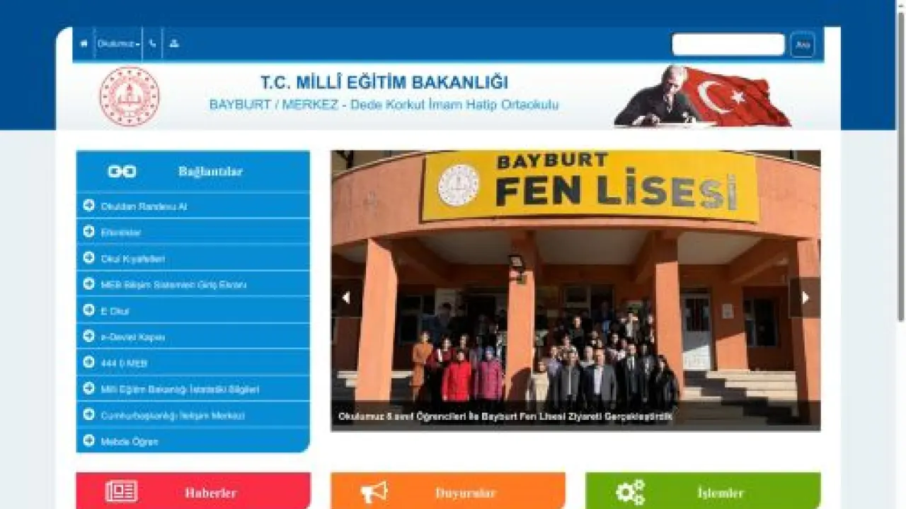Dede Korkut İmam Hatip Ortaokulu - BAYBURT / MERKEZ
