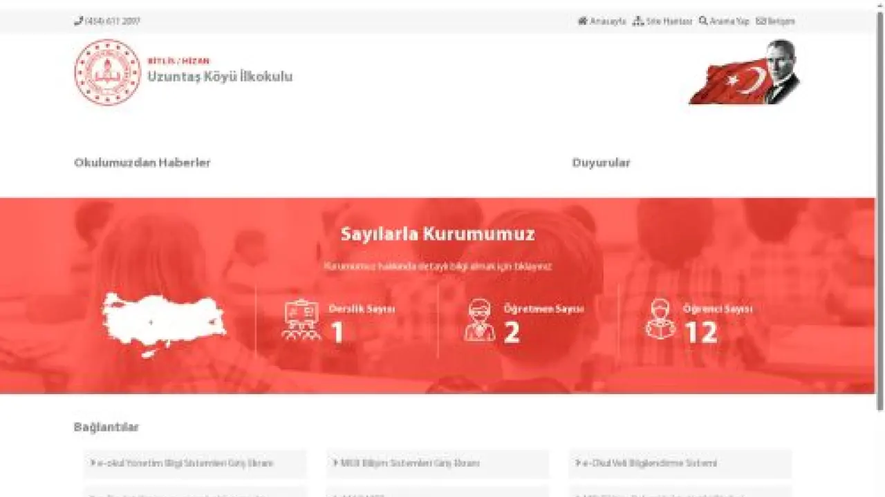 Uzuntaş Köyü İlkokulu - BİTLİS / HİZAN