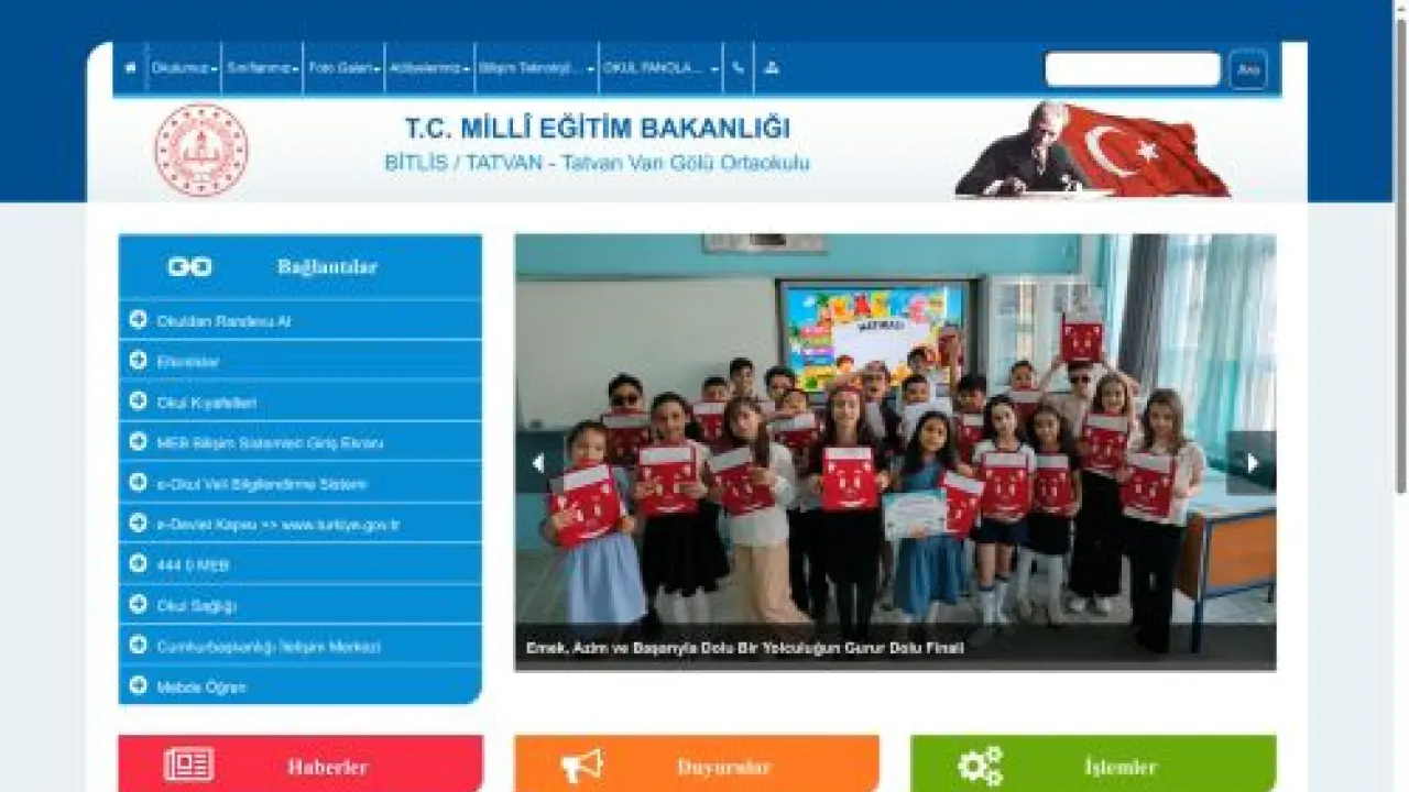 Tatvan Van Gölü Ortaokulu - BİTLİS / TATVAN