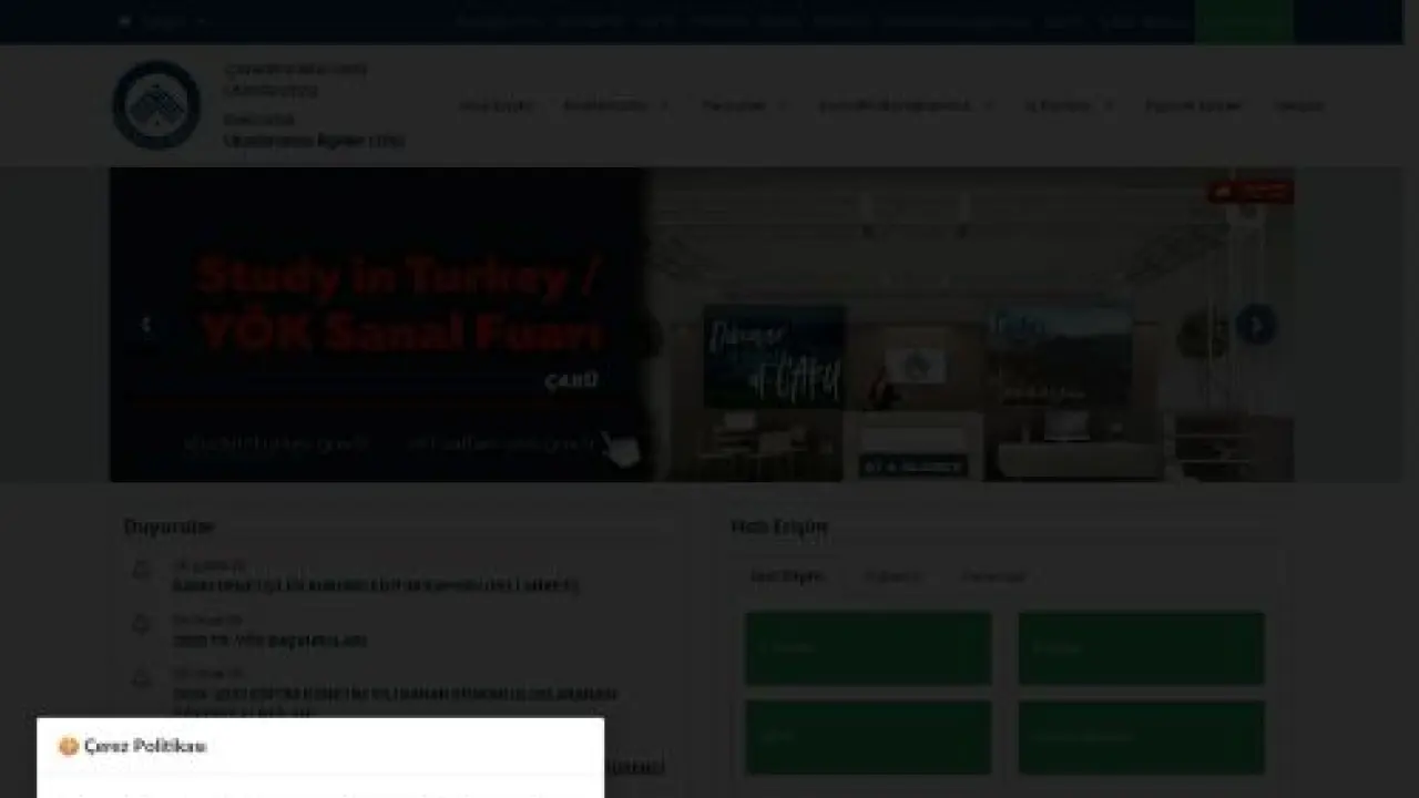 Çankırı Karatekin Üniversitesi - Uluslararası İlişkiler Ofisi