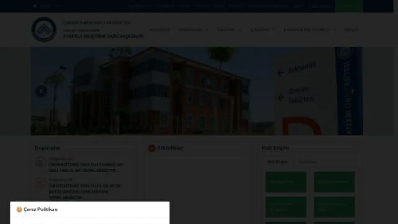 Çankırı Karatekin Üniversitesi - STRATEJİ GELİŞTİRME DAİRE BAŞKANLIĞI