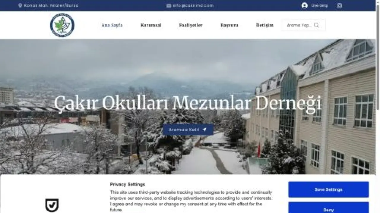 Ana Sayfa | Çakır Okulları Mezunlar Derneği