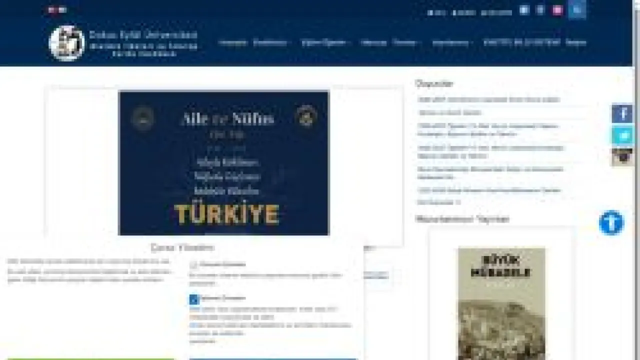Dokuz Eylül Üniversitesi | Atatürk İlkeleri ve İnkılap Tarihi Enstitüsü