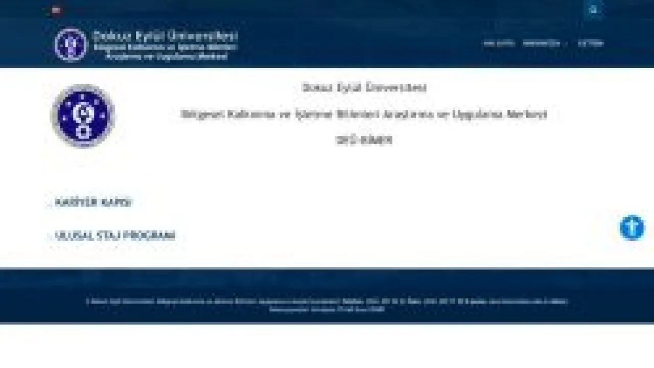 DEÜ BİMER | Bölgesel Kalkınma ve İşletme Bilimleri Uygulama ve Araştırma Merkezi
