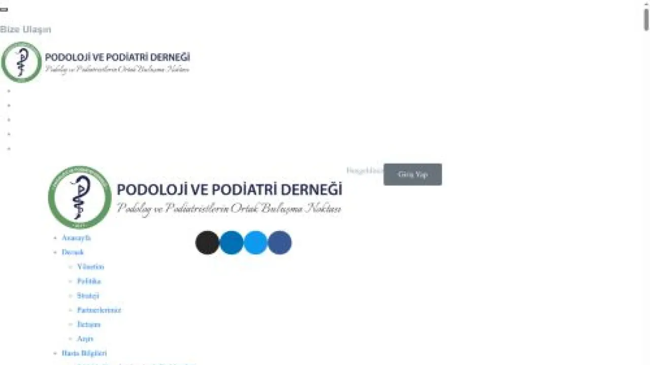 Podoloji ve Podiatri Derneği - Anasayfa